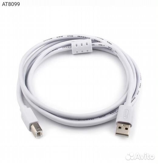 USB кабель atcom USB Type B (M) - USB Type A (M)