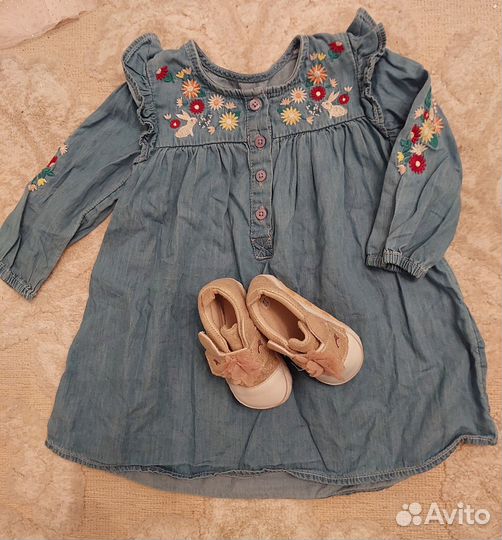 Платья для девочки 6-12 месяцев