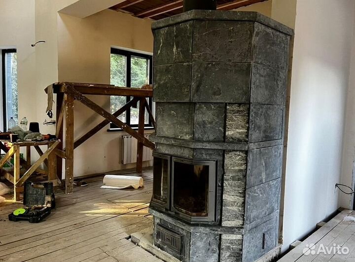 Камин талькохлорит