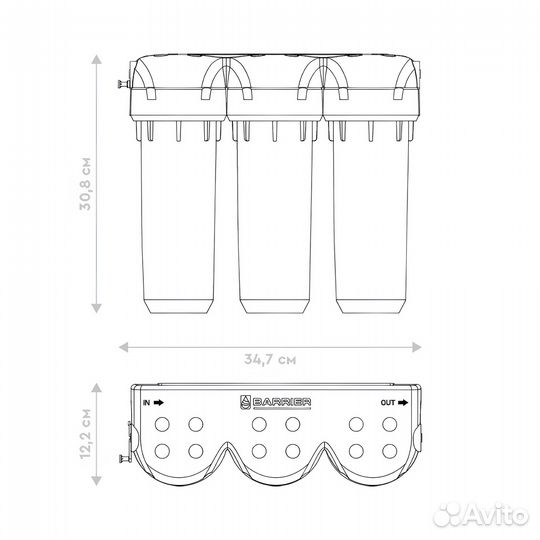 Водоочиститель Барьер Профи Стандарт Лайт