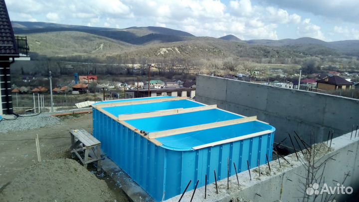 Строительство бассейнов из полипропилен и плёнки п