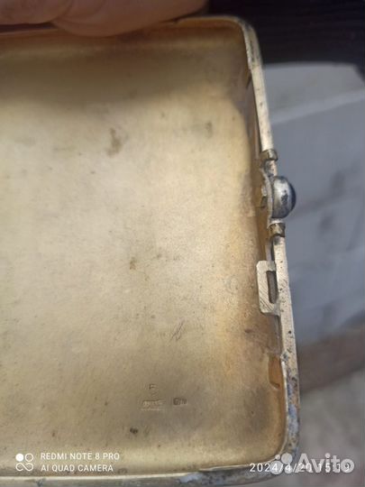 Портсигар серебряный СССР