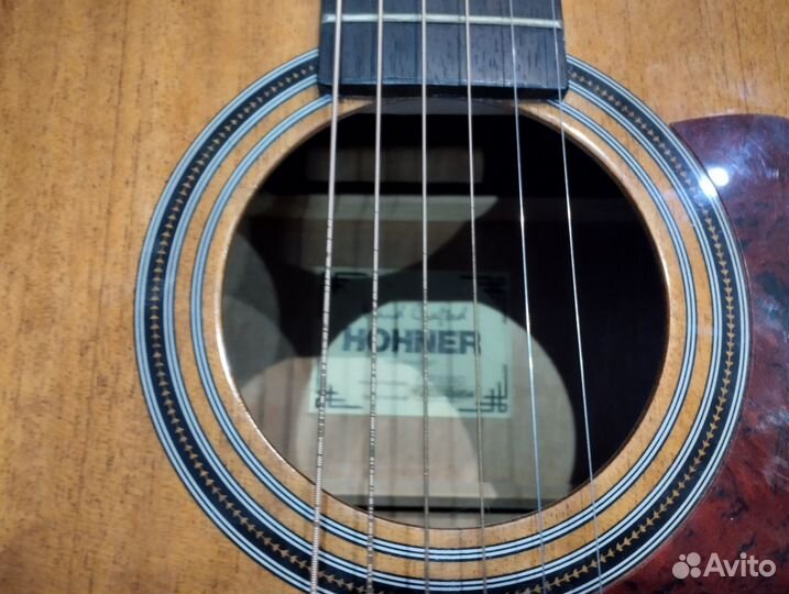 Акустическая 6 струнная гитара hohner