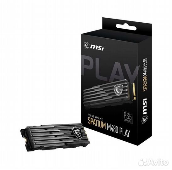 2 тб SSD M.2 накопитель MSI spatium M480 Play