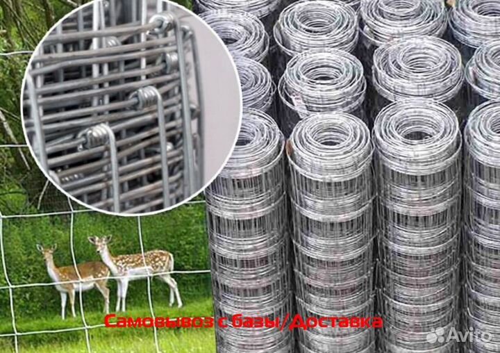 Сетка фермерская шарнирная 50м