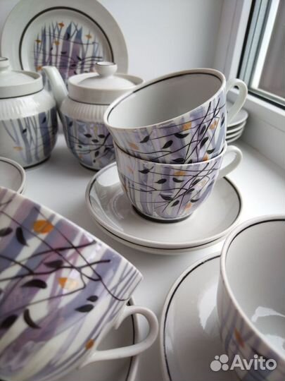 Чайный сервиз Золотая Осень, 
