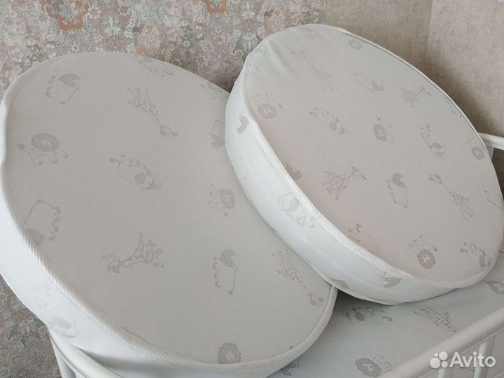 Матрас детский круглый 75х75 см - 2 шт