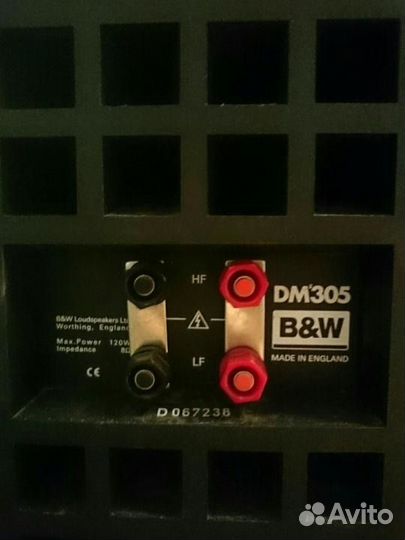 Колонки Bowers Wilkins DM 305 (Made in England)