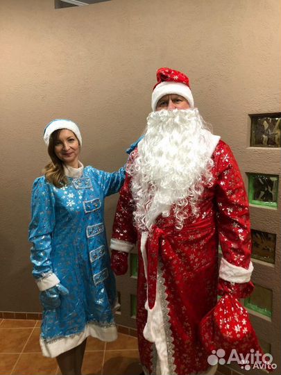 Костюм деда мороза и снегурочки, аренда