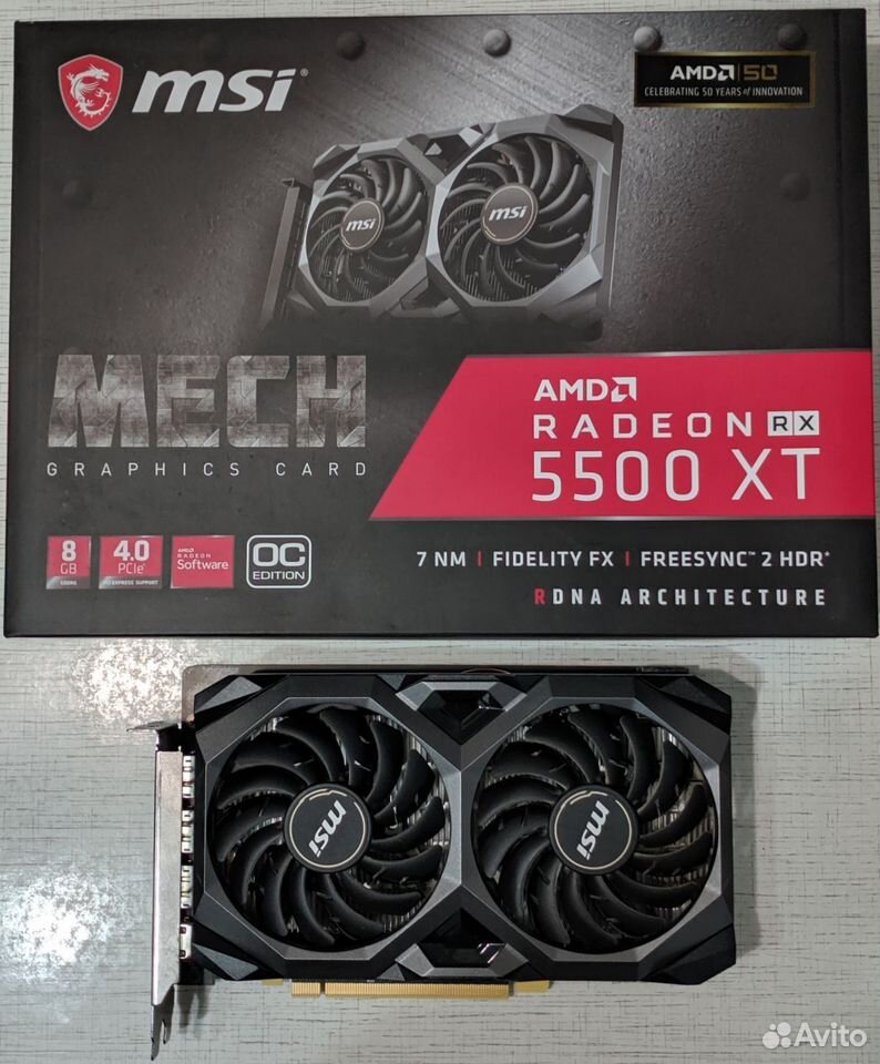 AMD Radeon RX 5500 XT 8Gb купить в Кирове по низкой цене с доставкой ...