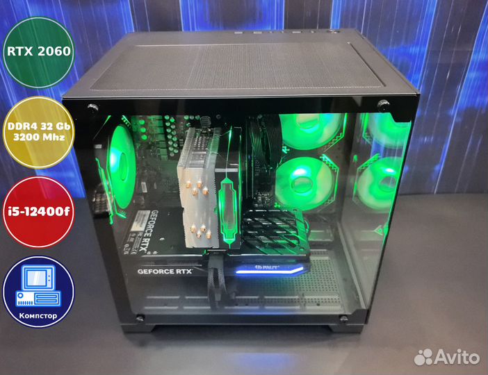 Сборка пк 4к i5-RTX2060-32DDR4-TJK7964150283-H610