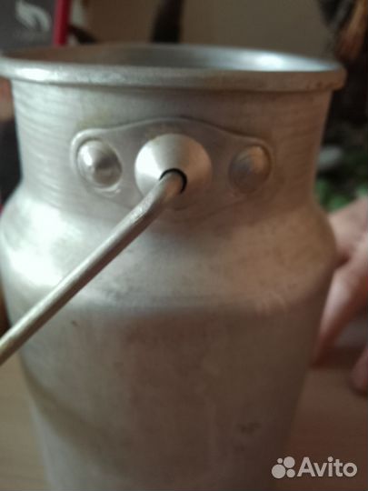 Алюминиевый бидон СССР 1 литр