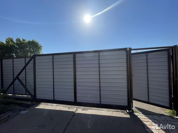 Откатные ворота под ключ