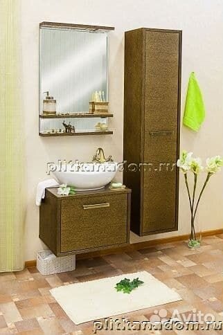 Sanflor Румба Зеркало 60 венге с патиной золото