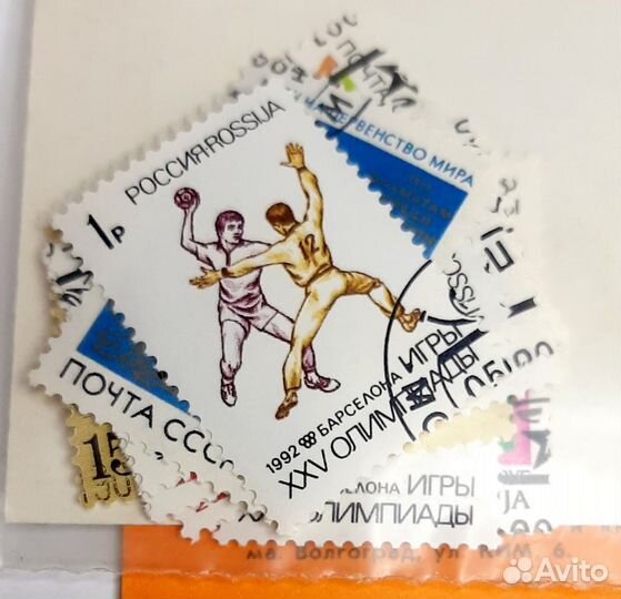 Тематические наборы марок 5шт. СССР