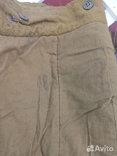 Ватные армейские штаны времён СССР