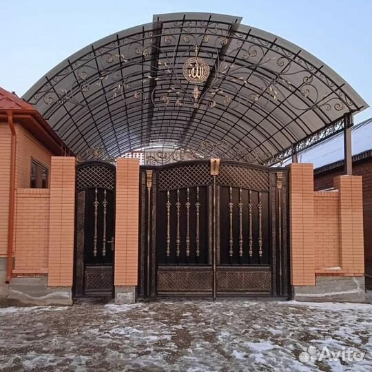 Кованый навес