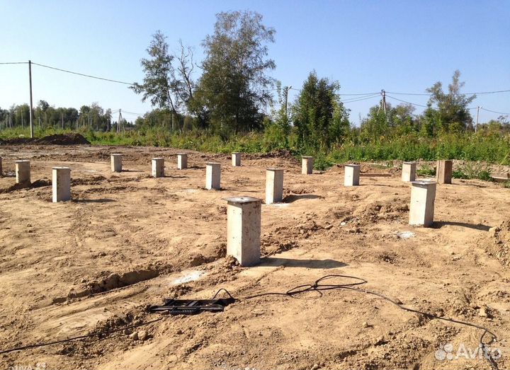 Жб сваи. Фундамент на жб сваях под ключ