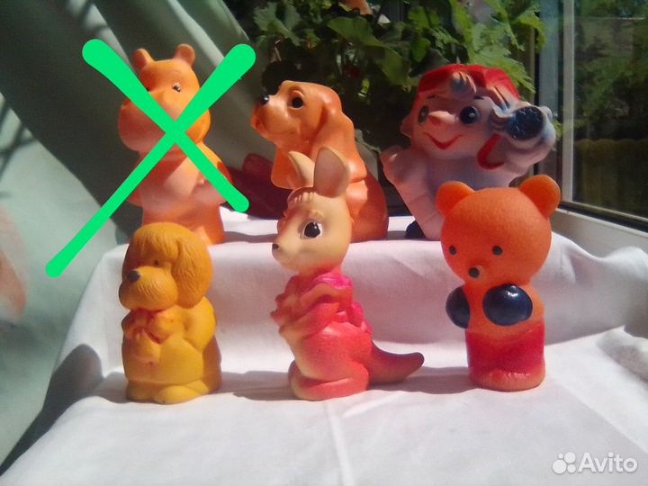 Резиновые игрушки СССР