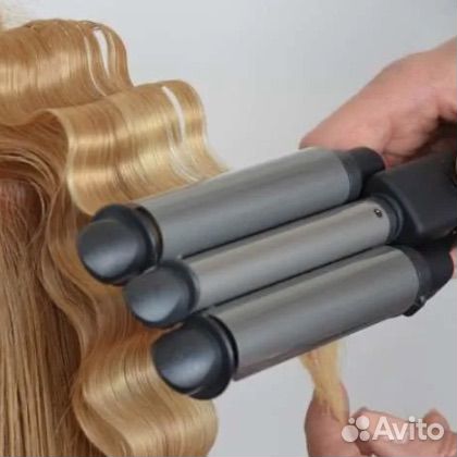 Тройная Плойка babyliss новая