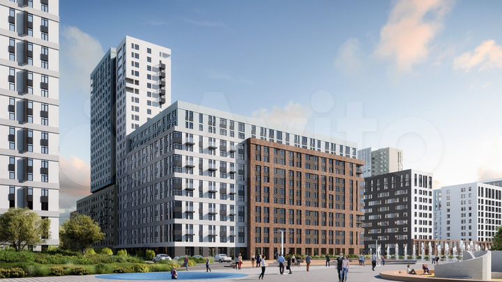 Квартира-студия, 27,6 м², 9/25 эт.