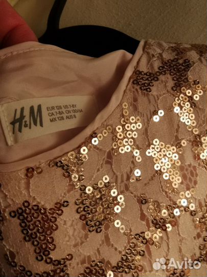 Платье нарядное H&M 128