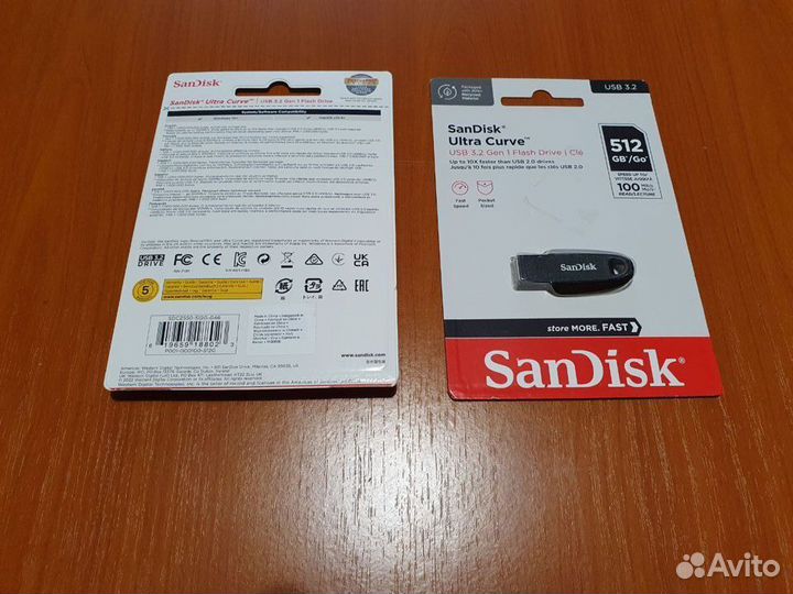 Usb флешка Sandisk Ultra Curve 512gb Новая