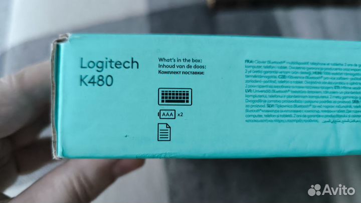 Клавиатура беспроводная logitech k480 bluetooth