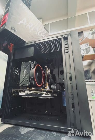 Игровой пк Xeon E5 2670 V3 /16GB/SSD512/RX580 8GB