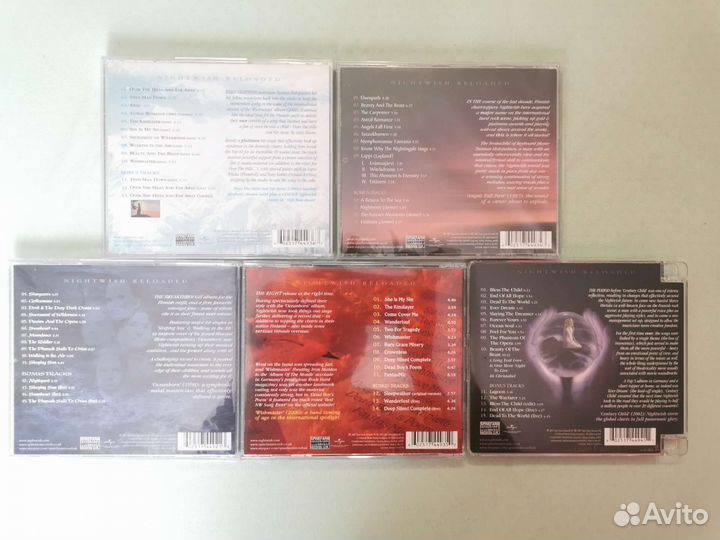 Nightwish коллекция cd, автографы Тарии