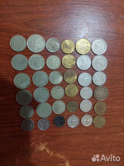 Монеты разные