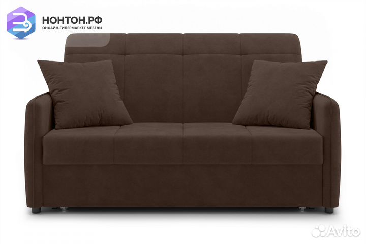 Диван аккордеон Хилтон коричневый