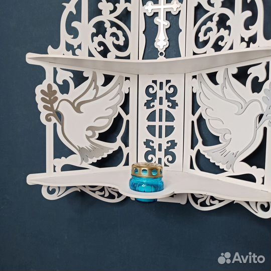 Полка для икон Иконостас Модель 148 Красный угол 2