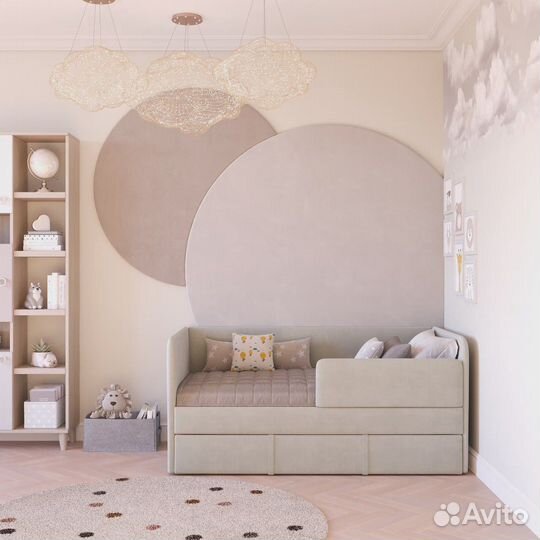 Детская кровать 80 160 с ящиками