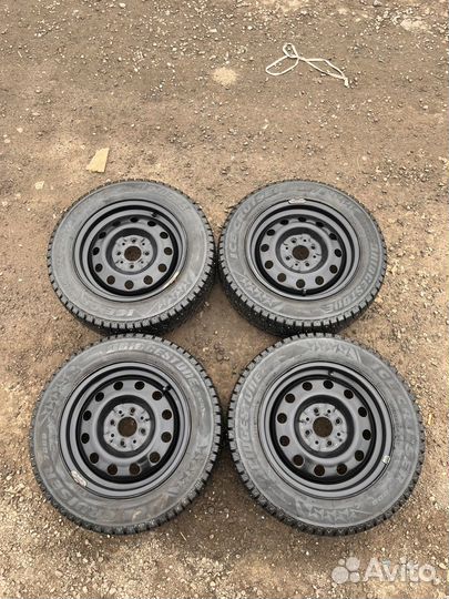 Колеса R14 4/98 на штампах ваз Bridgestone