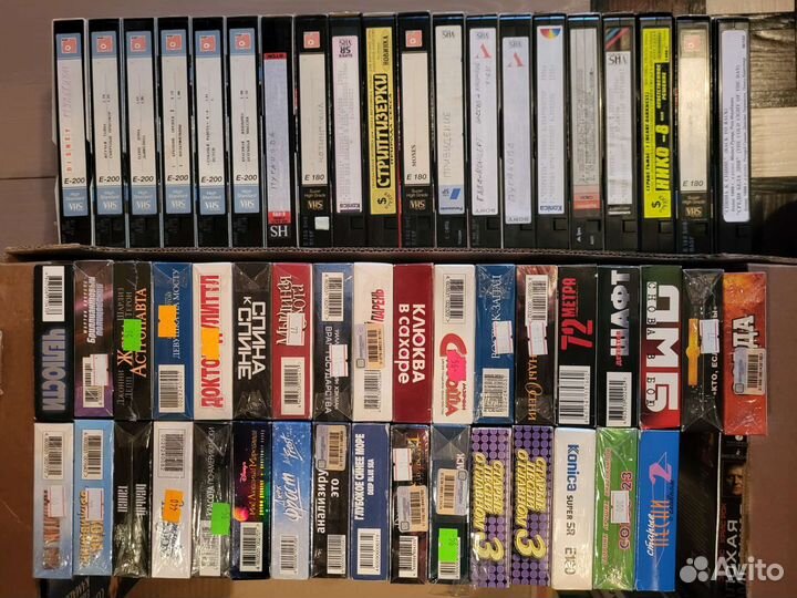 Видеокассеты VHS фильмы