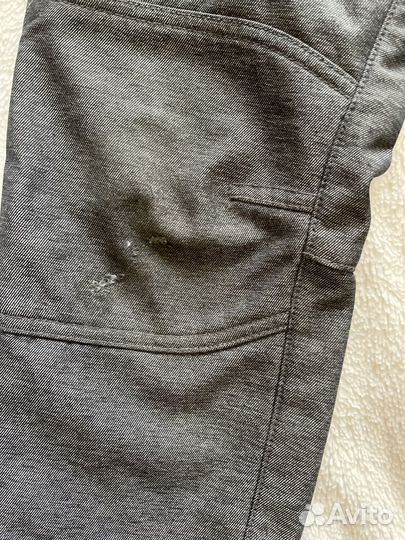 Демисезонные штаны на подтяжках 104-110