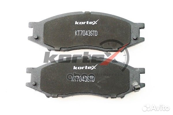 Колодки тормозные дисковые перед KT7043STD kortex