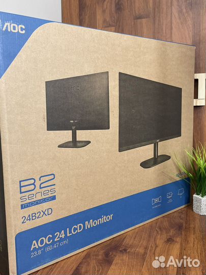 Монитор AOC 24B2XD Black