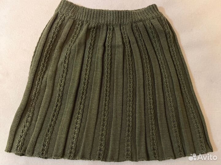 Юбки шерстяные вязаные для девочек