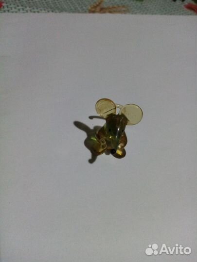 Стеклянные фигурки животных