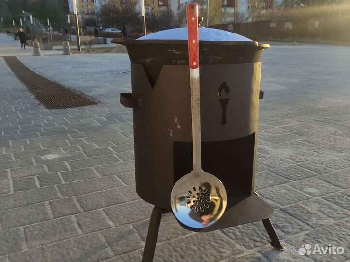 Комплект казан 16л +печь 16л+шумовка