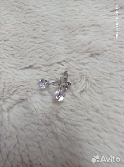 Серьги серебро 925