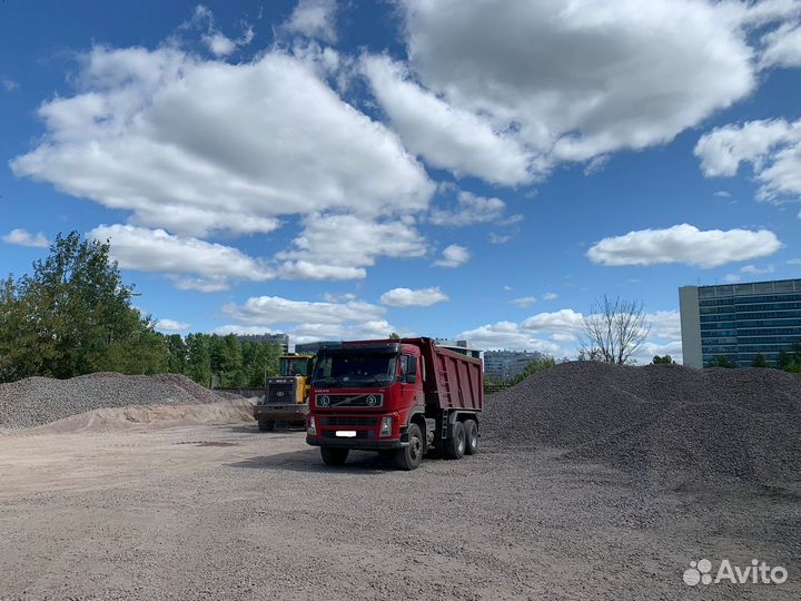 Щебень, грунт, песок