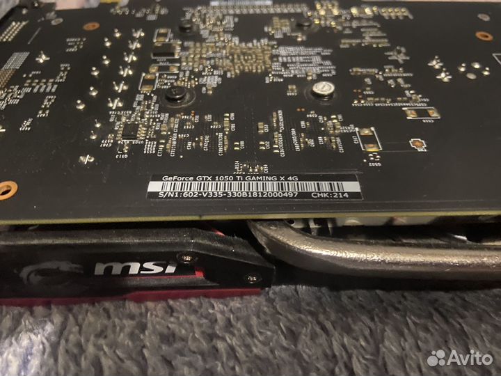 MSI GeForce GTX 1050 Ti gaming X 4G. Торг