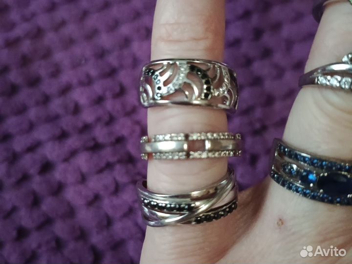 Серебряные кольца
