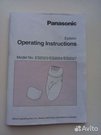 Эпилятор panasonic