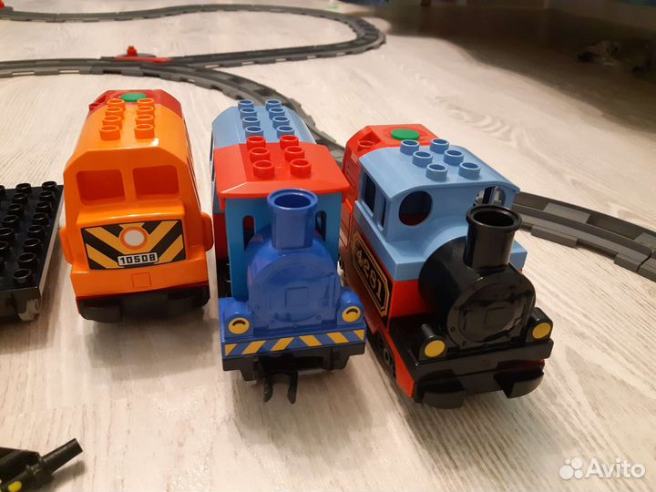 Lego duplo железная дорога 4 в 1