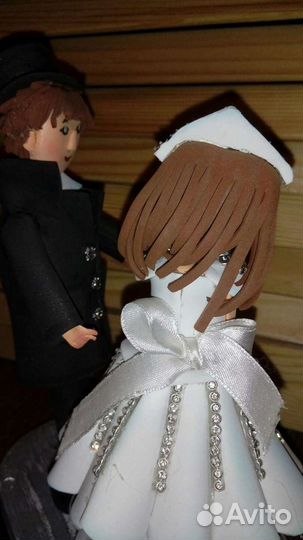 Куклы из фоамирана-подарок на свадьбу