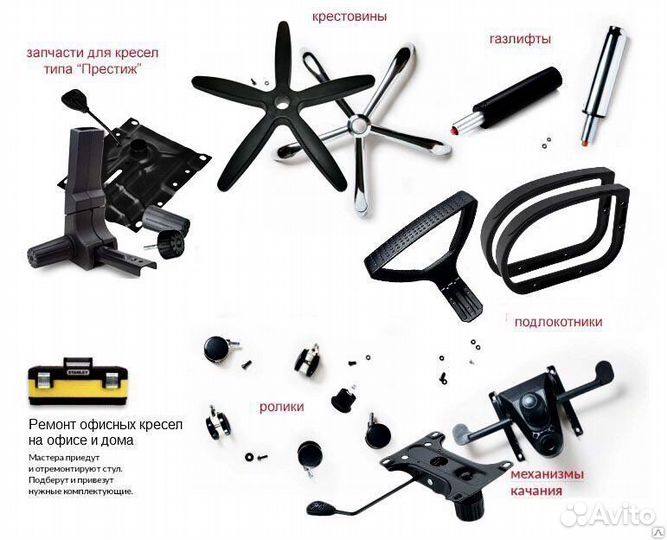Запчасти для компьютерных кресел